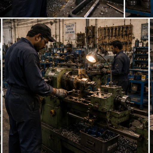 BFT fabrication workshop — machining